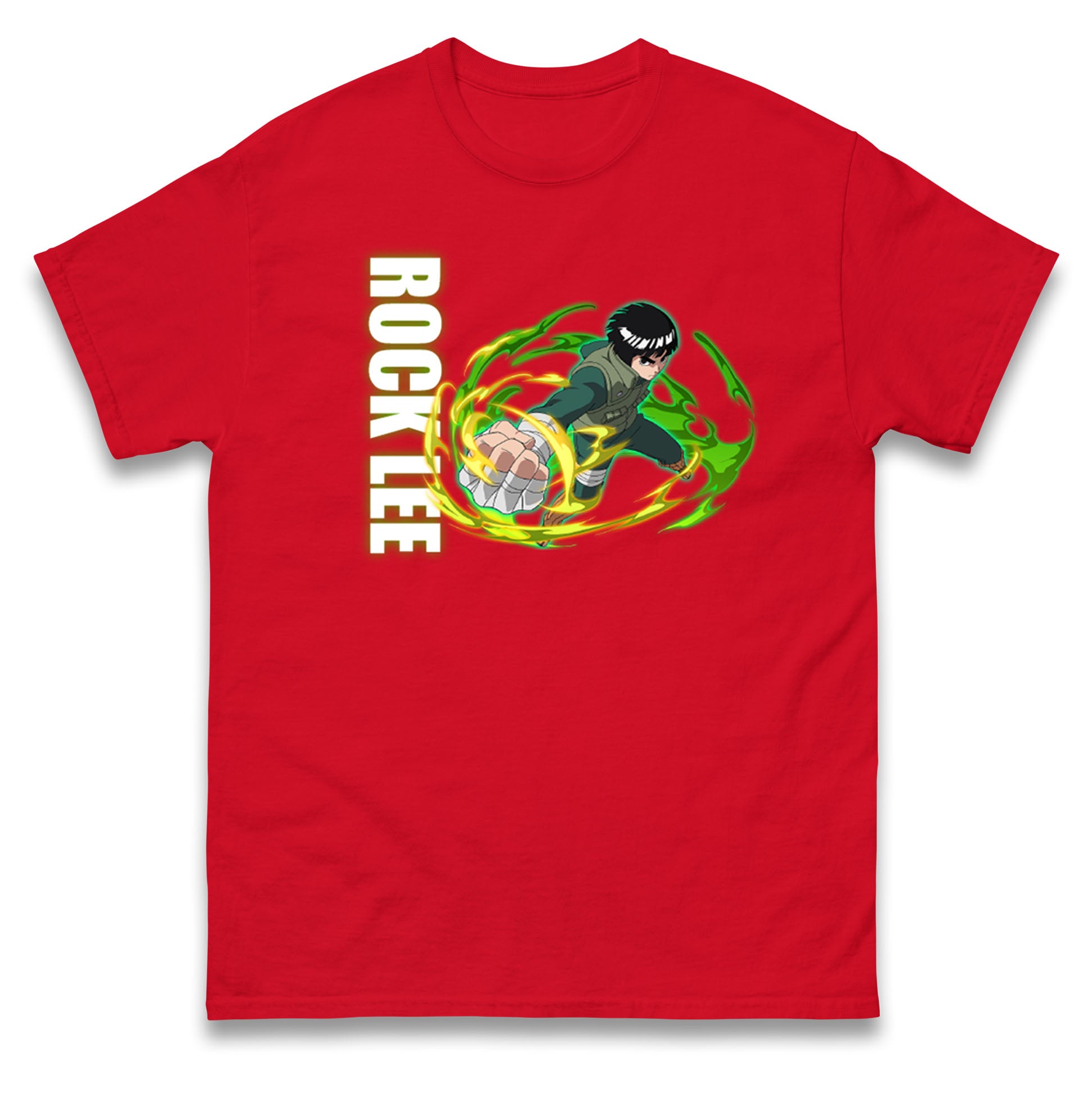 rock lee green beast t shirt
