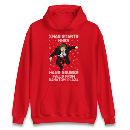 hans gruber falling hoodie