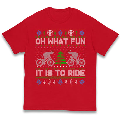 BMX Christmas Kids T Shirt