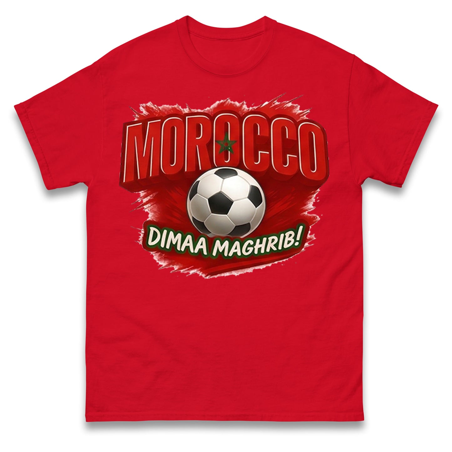 Morocco Retro World Cup T Shirt