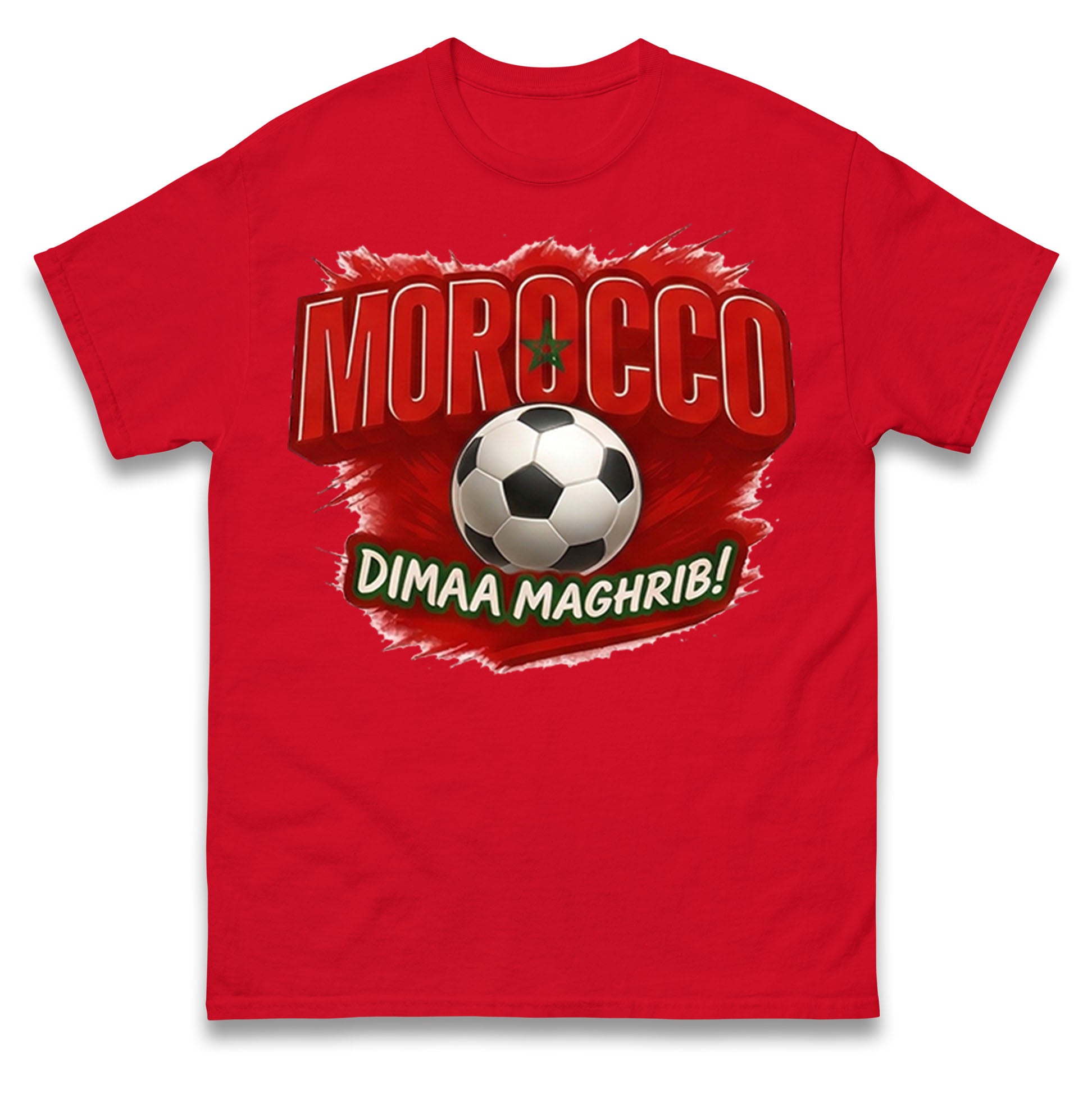 Morocco Retro World Cup T Shirt