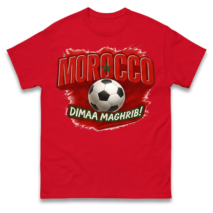 Morocco Retro World Cup T Shirt