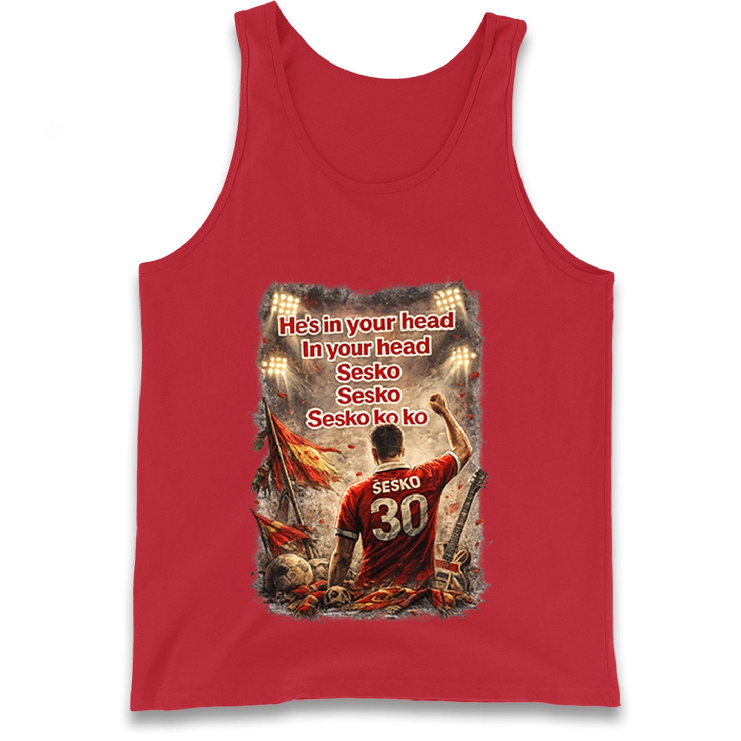 He's in Your Head in Your Head Sesko Sesko Sesko ko ko Tank Top