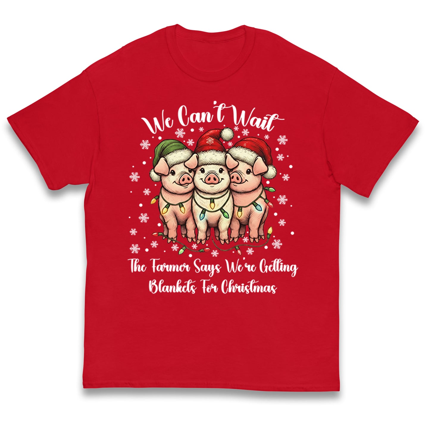 Three Pigs Christmas Kids T Shirt