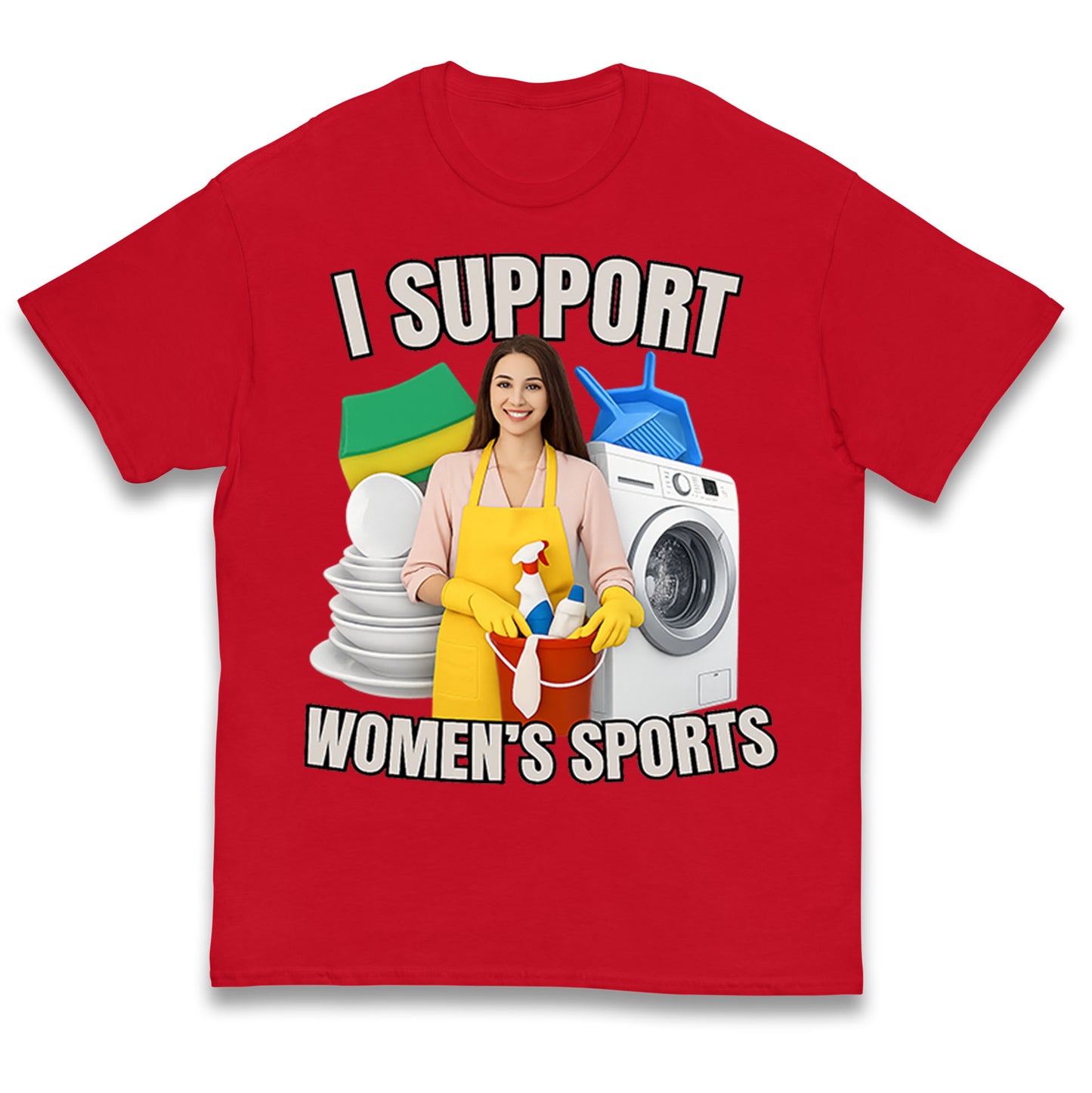 I Support Women's Sports Kids T Shirt 