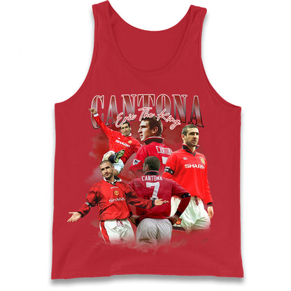 Retro Cantona Bootleg Football Tank Top