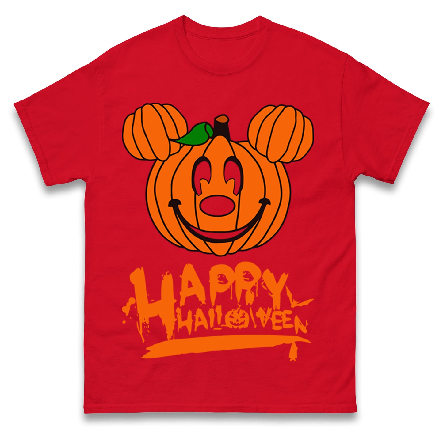 Mickey Mouse Pumpkin Happy Halloween T Shirts