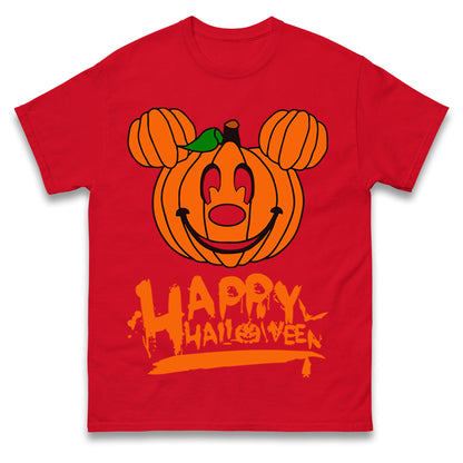 Mickey Mouse Pumpkin Happy Halloween T Shirts