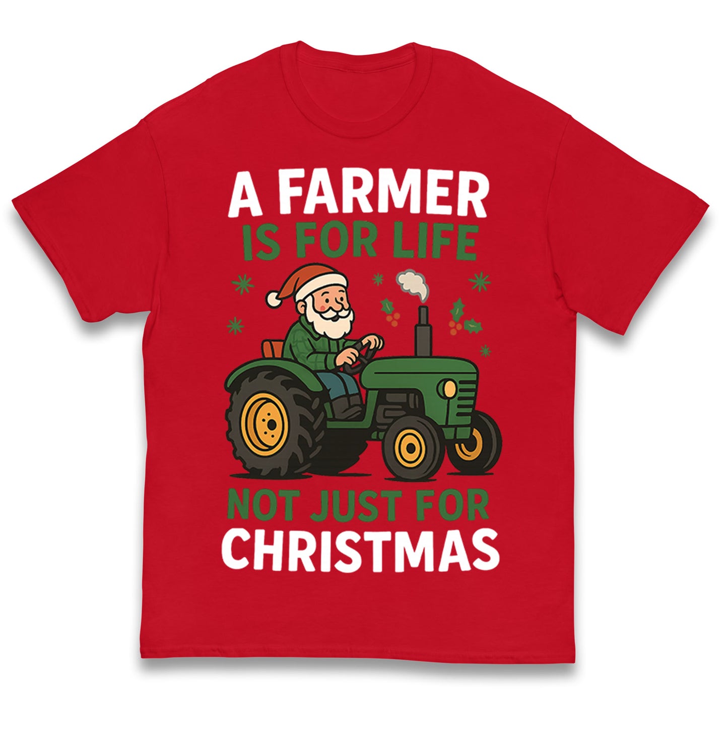 Farmer Christmas Kids T Shirt