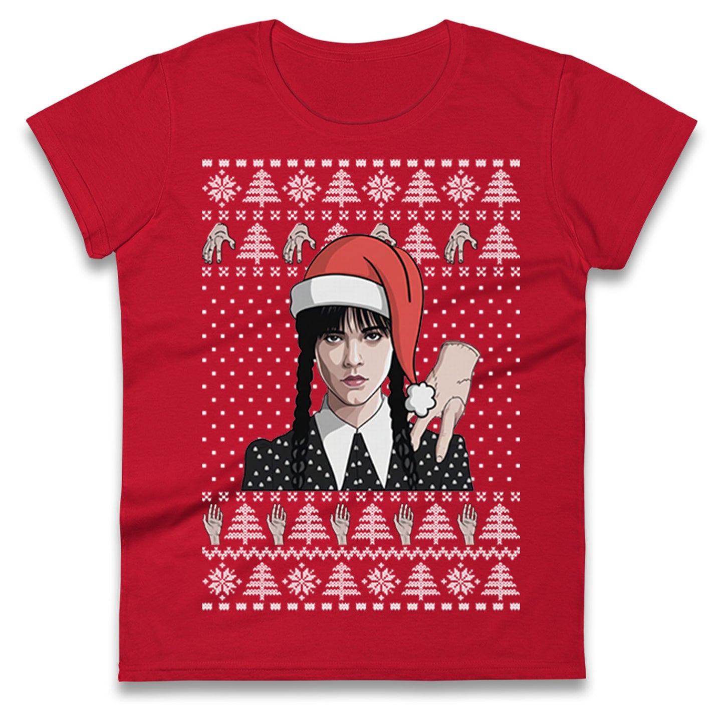 Wedensday Christmas Ladies T Shirt
