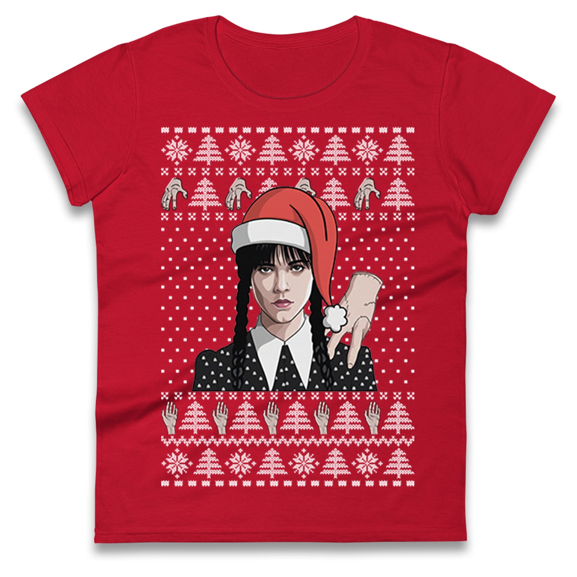 Wedensday Christmas Ladies T Shirt