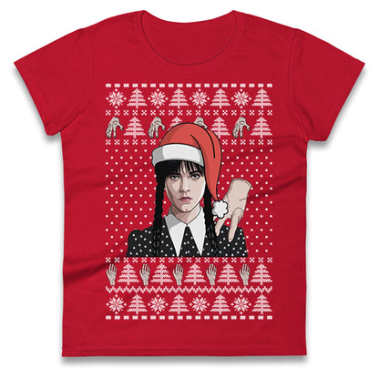 Wedensday Christmas Ladies T Shirt