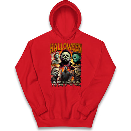 Michael Myers Horror Halloween Bootleg Kids Hoodie