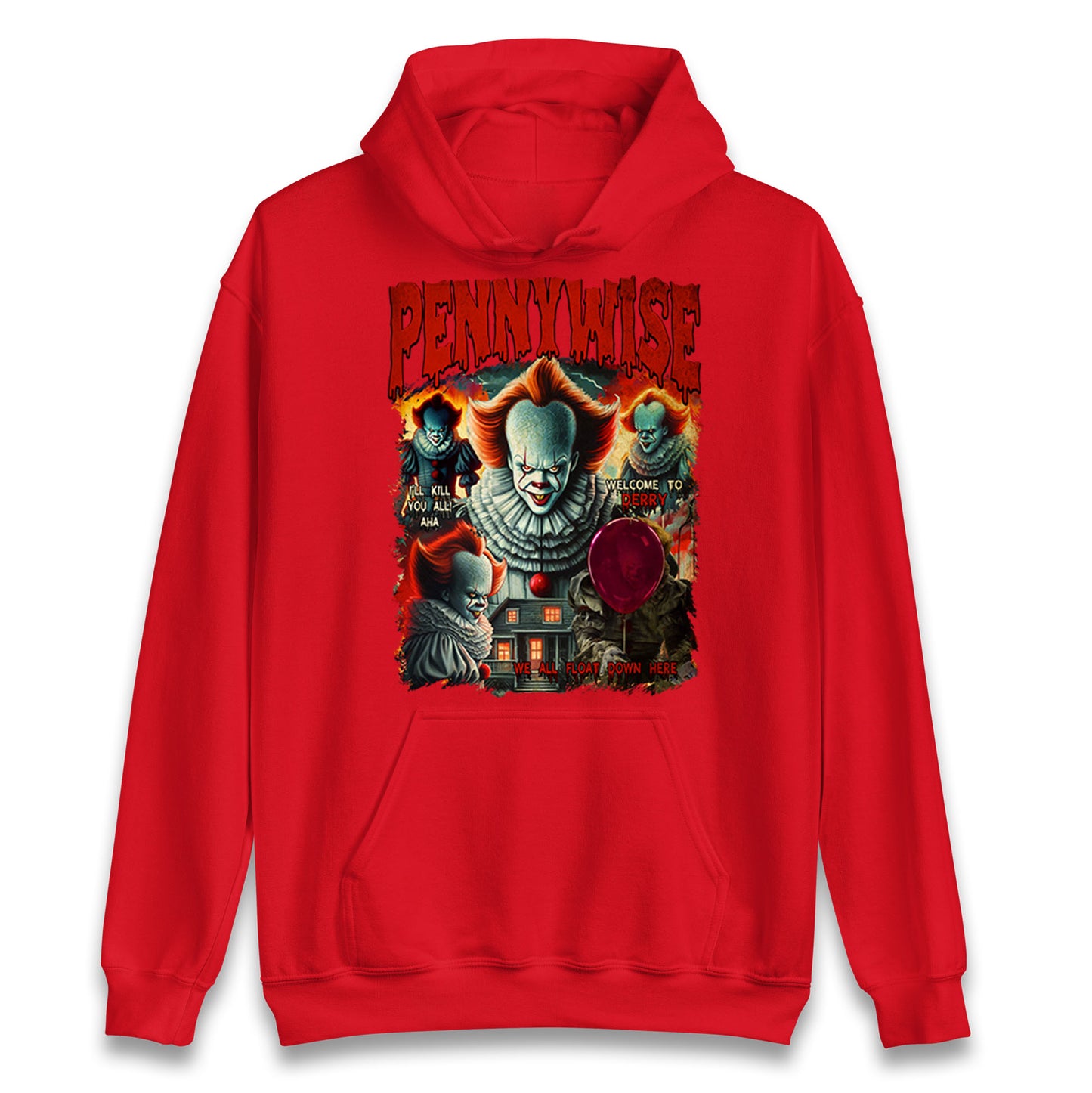 The Clown Pennywise Halloween Bootleg Unisex Hoodie