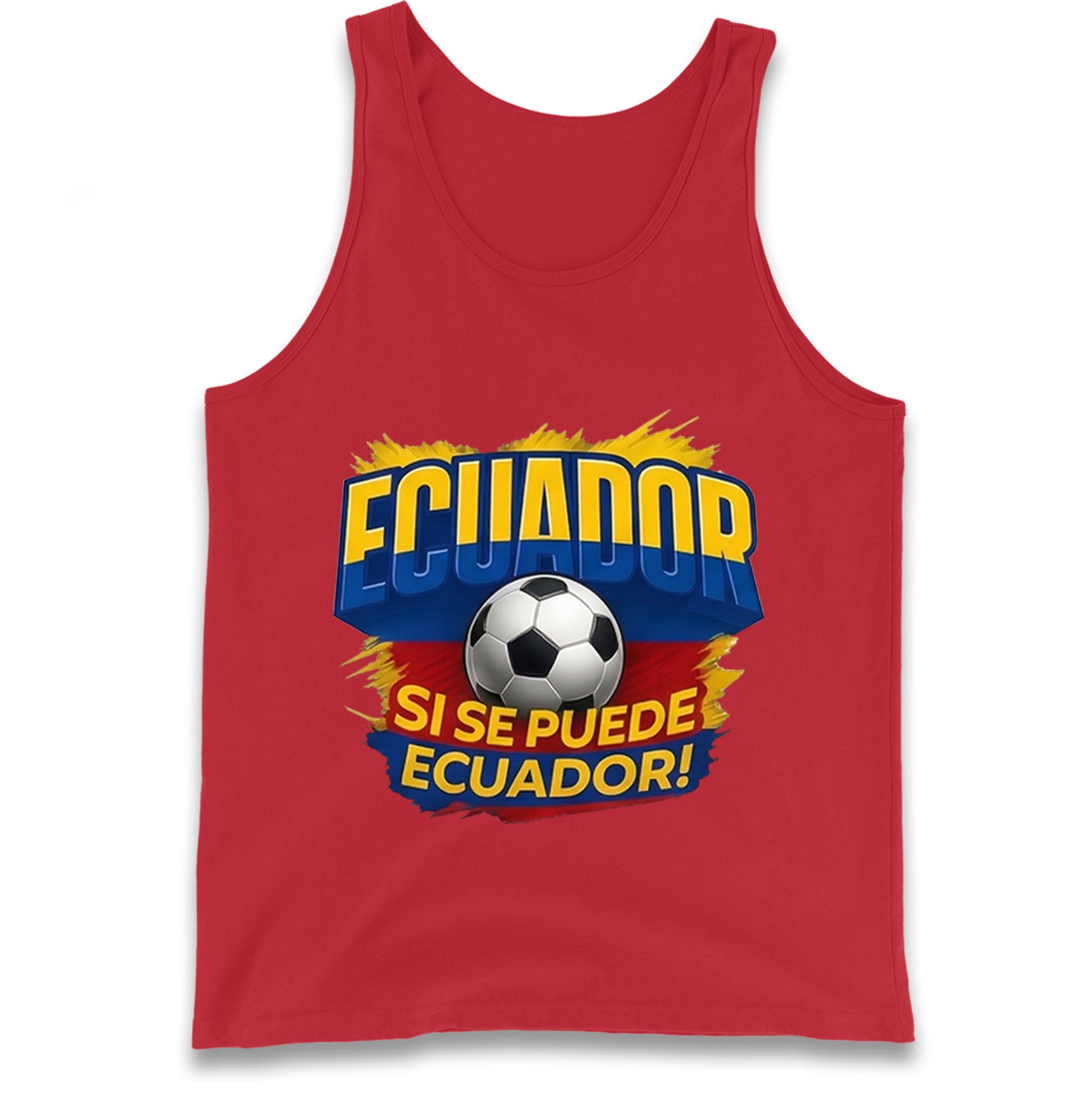 Ecuador Retro World Cup Tank Top