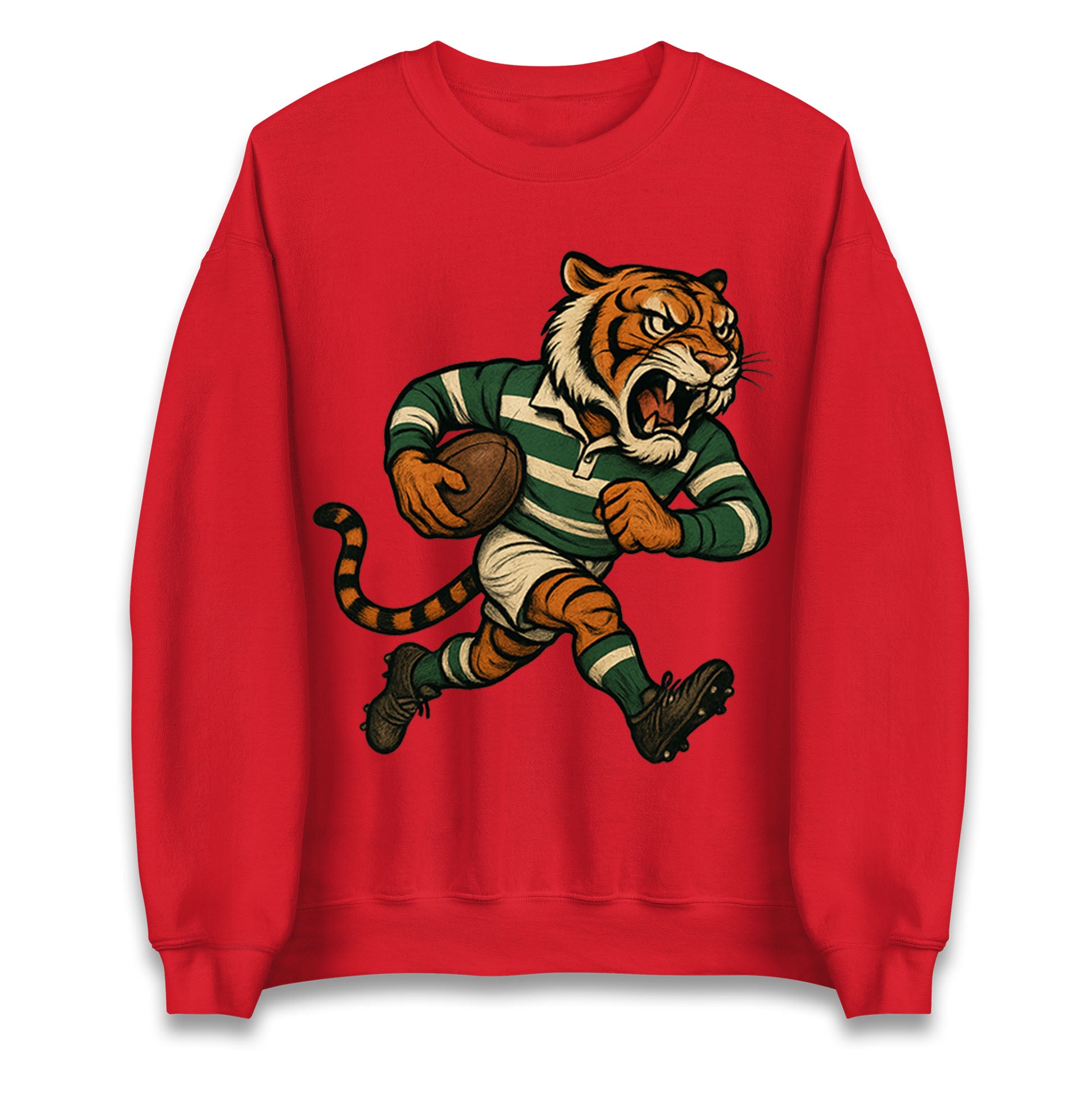 Retro Leicester Tigers Rugby Union Jumper 