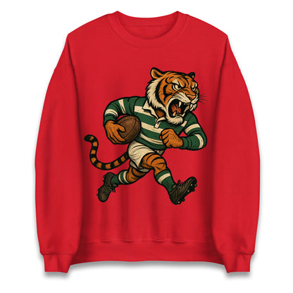 Retro Leicester Tigers Rugby Union Jumper 