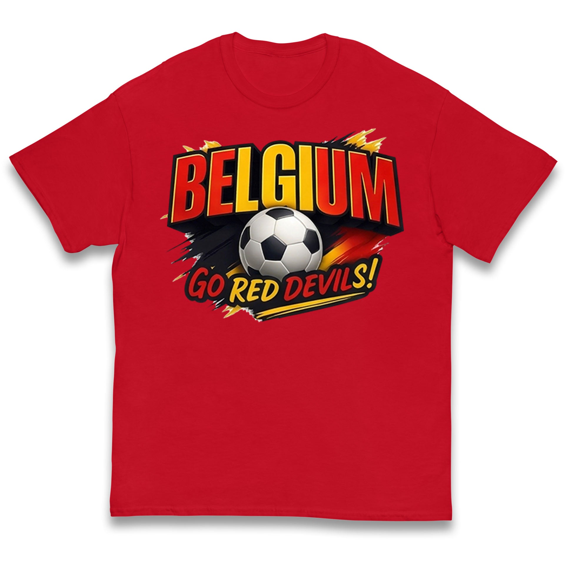 Belgium Retro Football Kids T Shirt 
