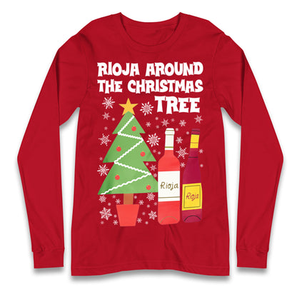 Rioja Wine Christmas Longsleeve T Shirt