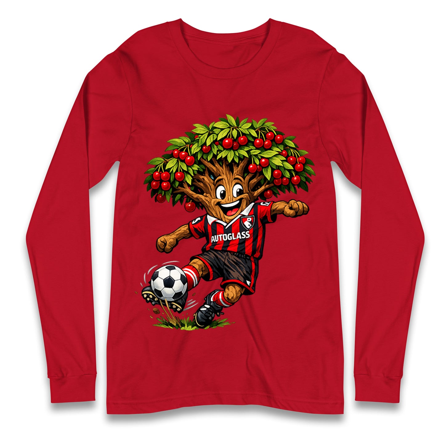 Retro AFC Bournemouth Football Longsleeve T Shirt 