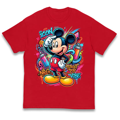 Graffiti Mickey Kids T Shirt