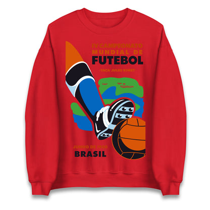 Brasil 1950 Retro World Cup Jumper