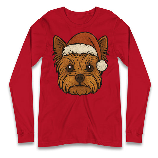 Yorkshire Terrier Christmas Longsleeve T Shirt