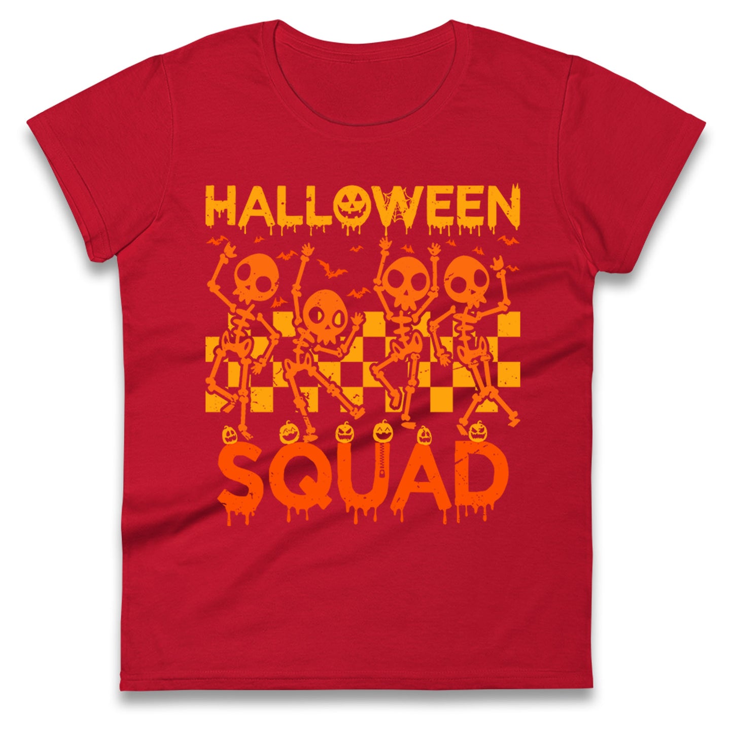 Halloween Squad Womens t shirt