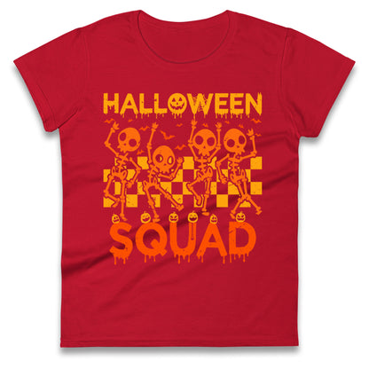 Halloween Squad Womens t shirt