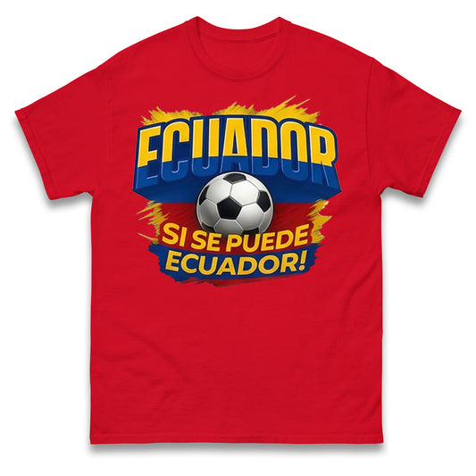 Ecuador Retro World Cup T Shirt