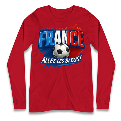 France Retro World Cup Longsleeve T Shirt