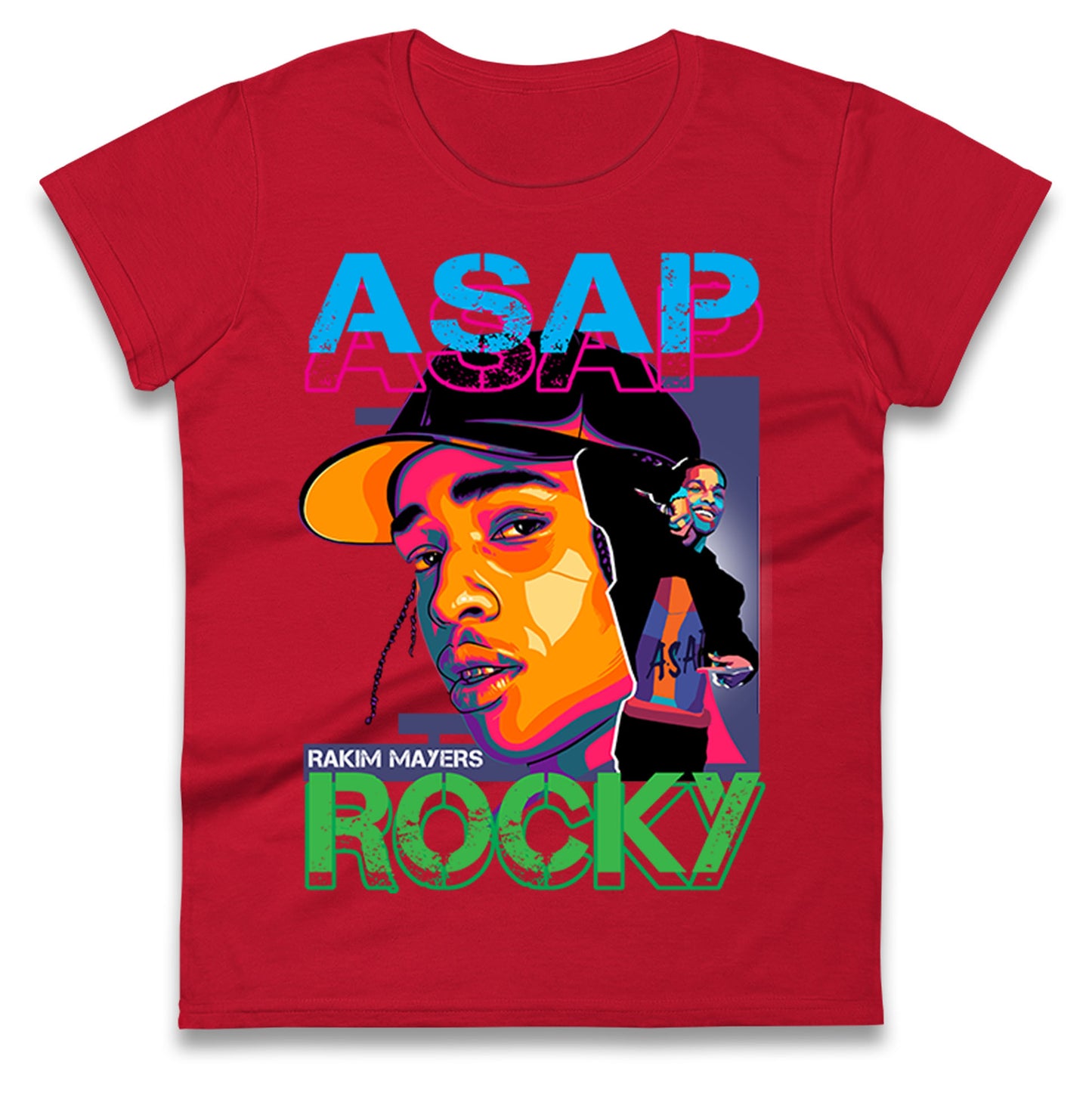 ASAP Rocky Rakim Mayers Ladies T Shirt
