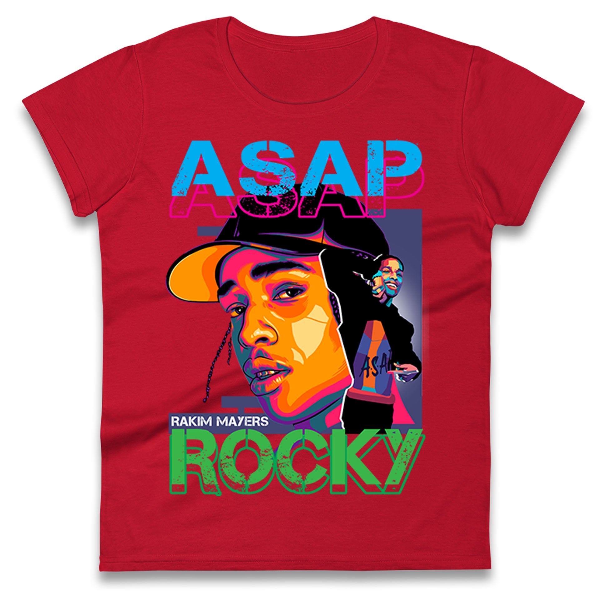 ASAP Rocky Rakim Mayers Ladies T Shirt