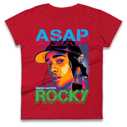 ASAP Rocky Rakim Mayers Ladies T Shirt