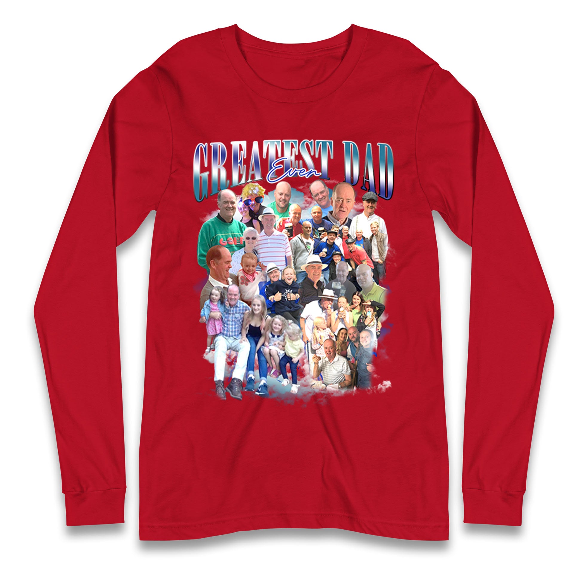 Fathers Day Personalised Longsleeve T Shirt