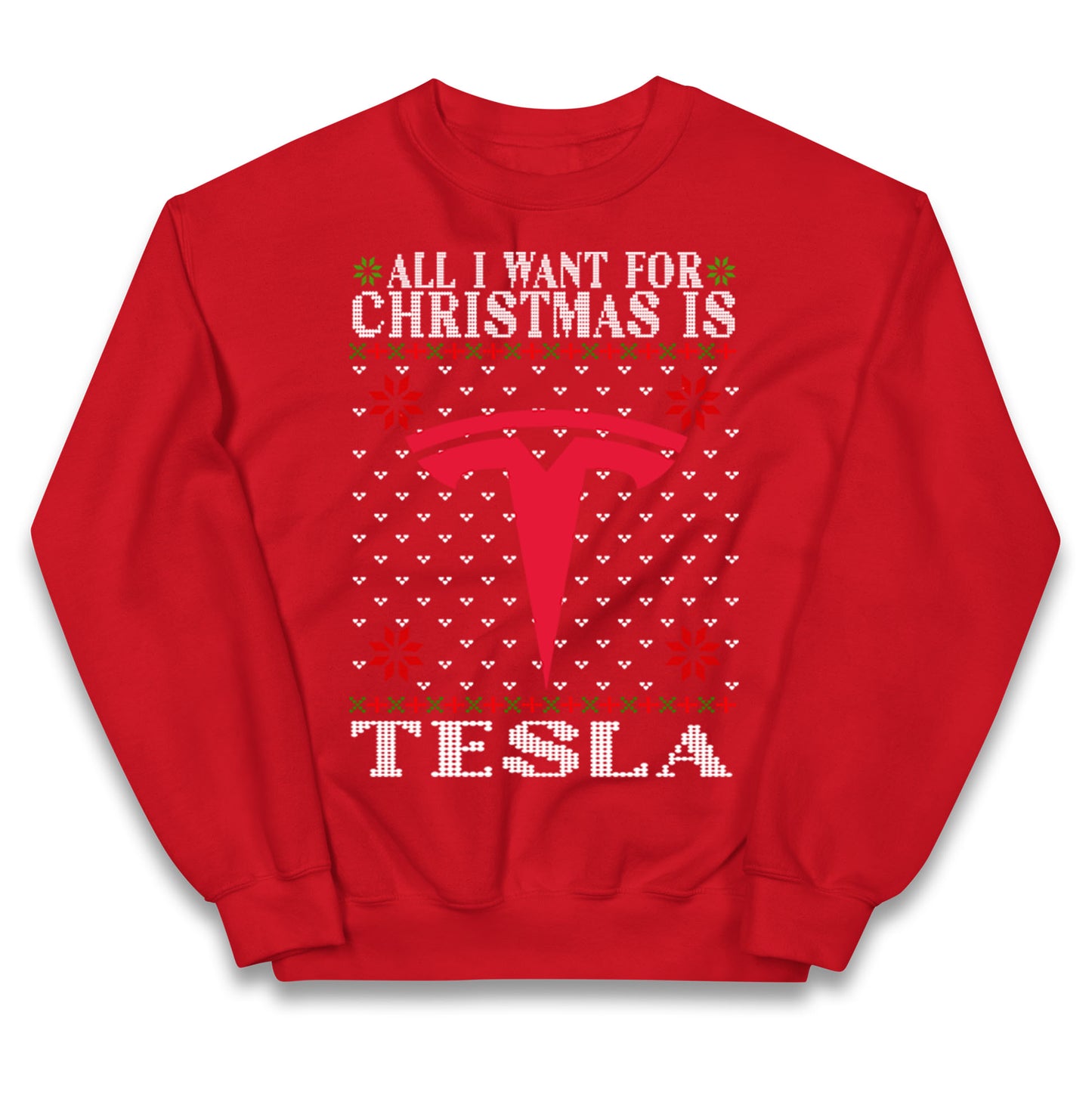 tesla christmas jumper