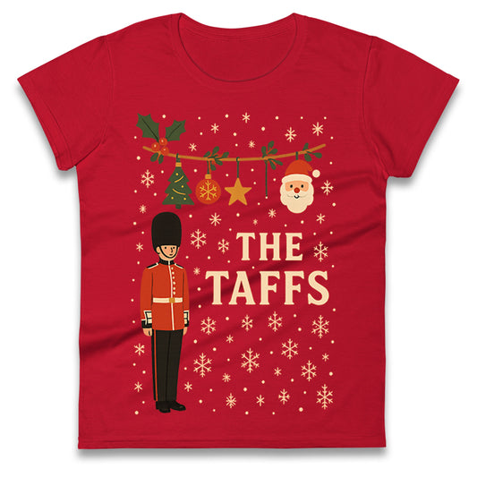 The Taffs Welsh Guards Christmas Ladies Shirt