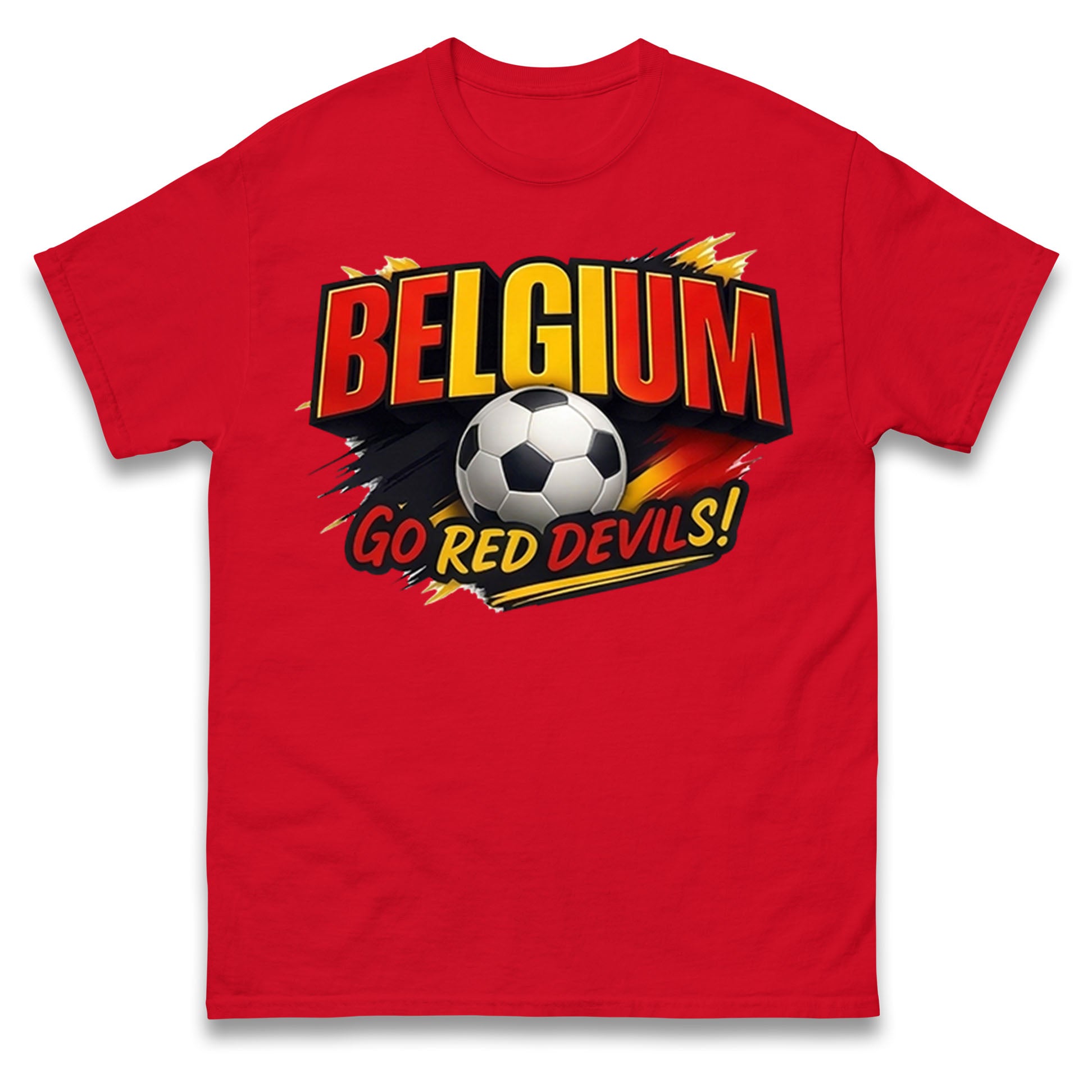 Belgium Retro Football T Shirt