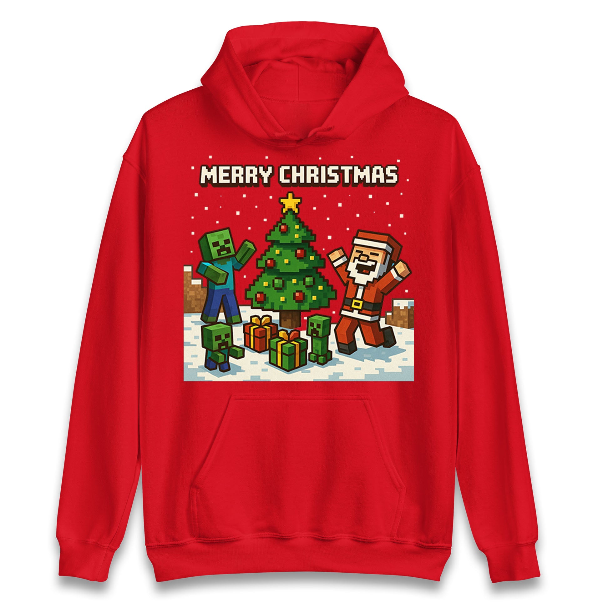 Minecraft Christmas Hoodie
