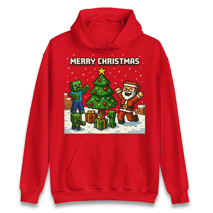 Minecraft Christmas Hoodie