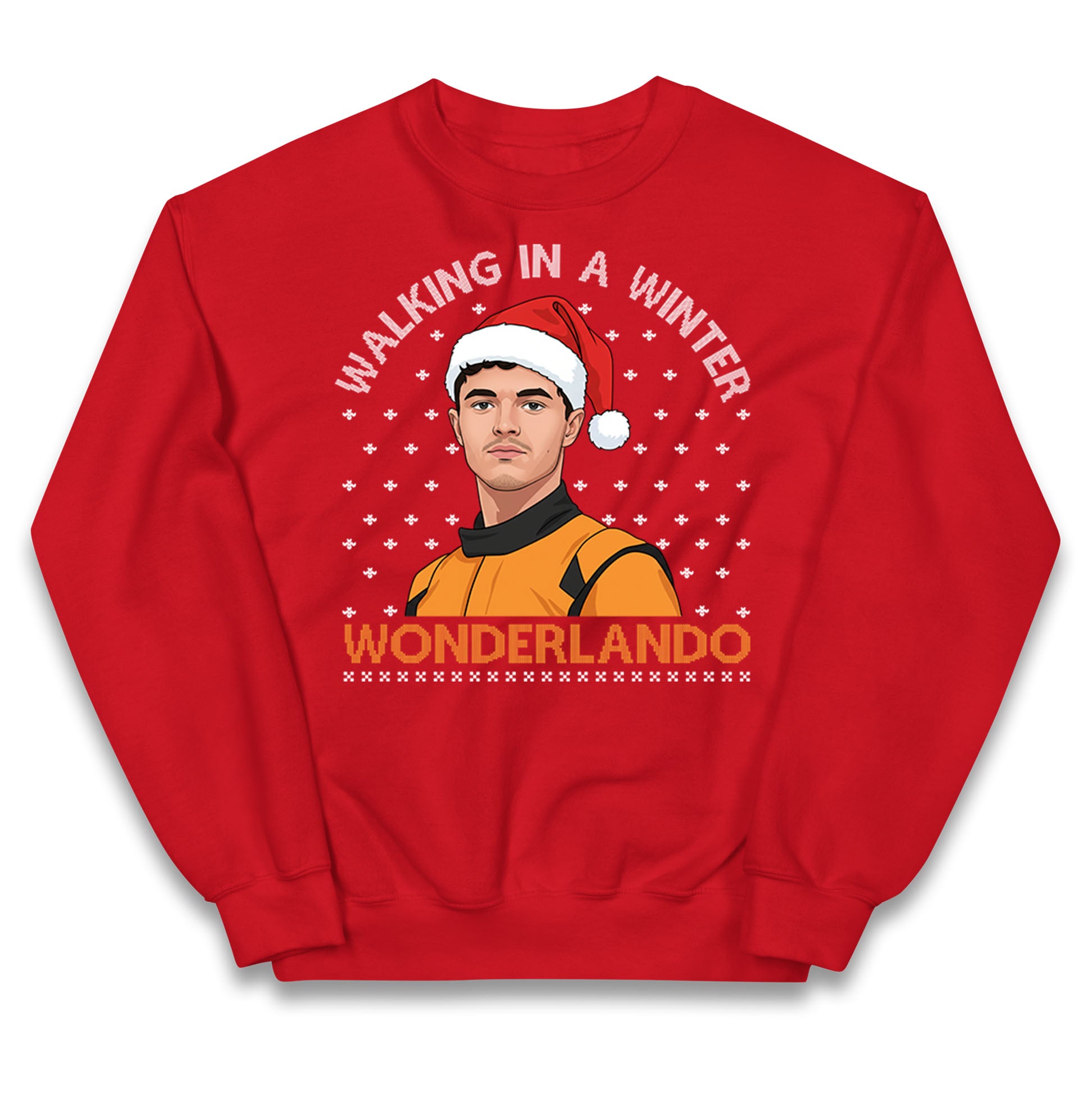 Lando Norris Christmas Kids Jumper