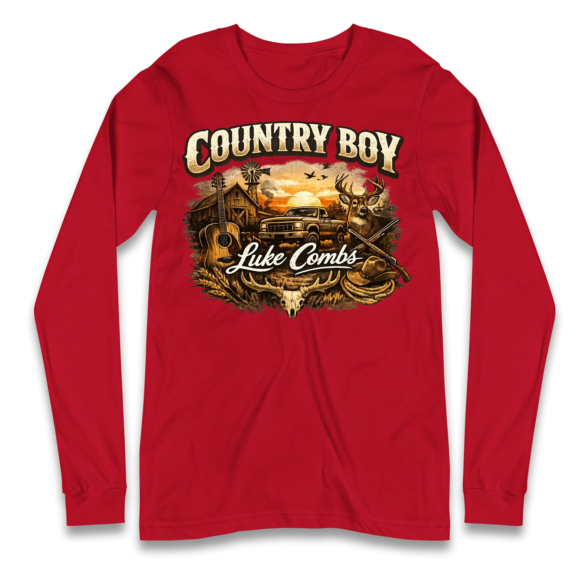 Luke Combs Country Music Longsleeve T Shirt