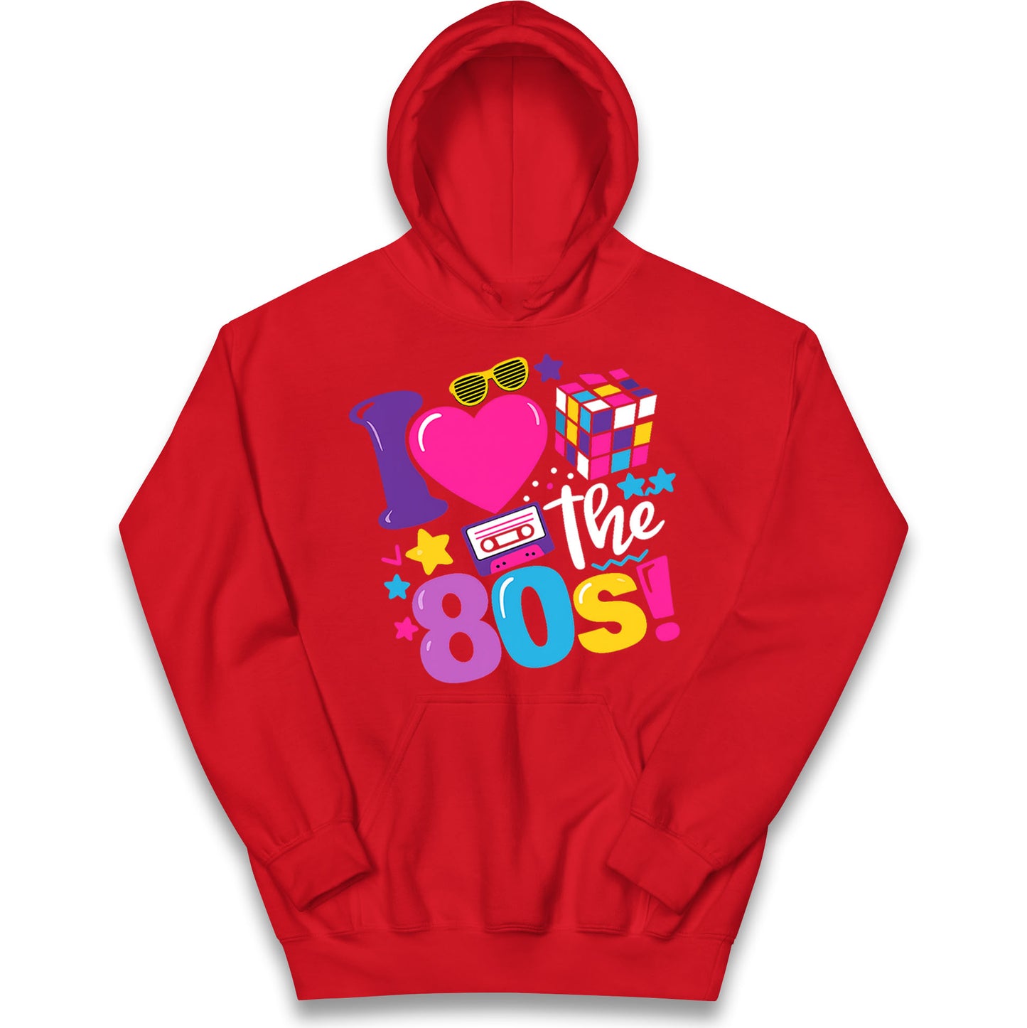 I Love The 80's Kids Hoodie 