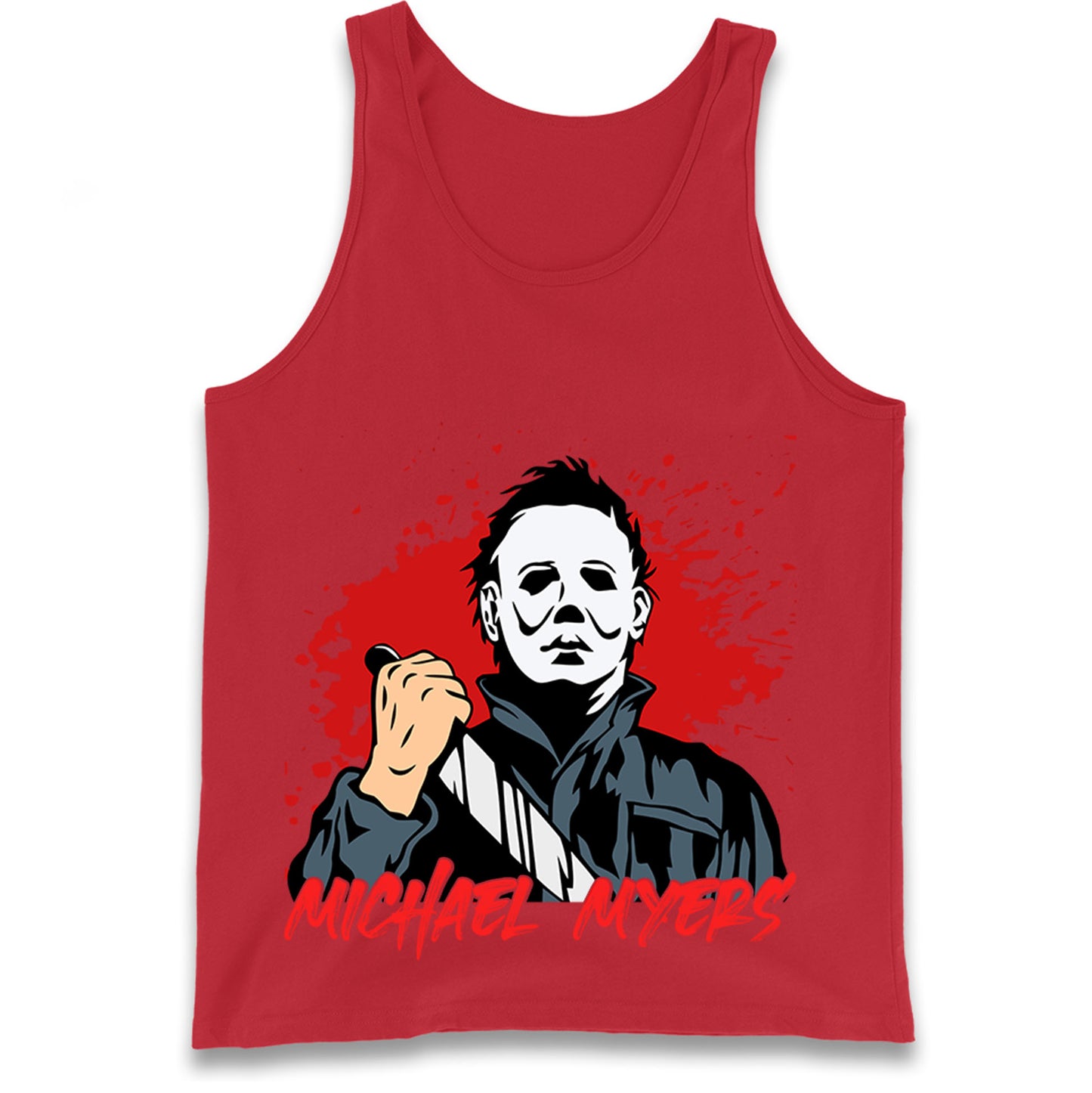 Michael Myers Horror Halloween Tank Top