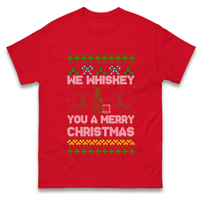 whisky Christmas T Shirt