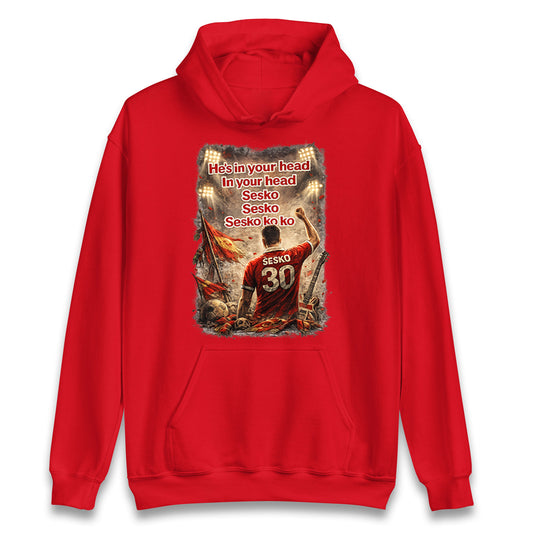 He's in Your Head in Your Head Sesko Sesko Sesko ko ko Hoodie
