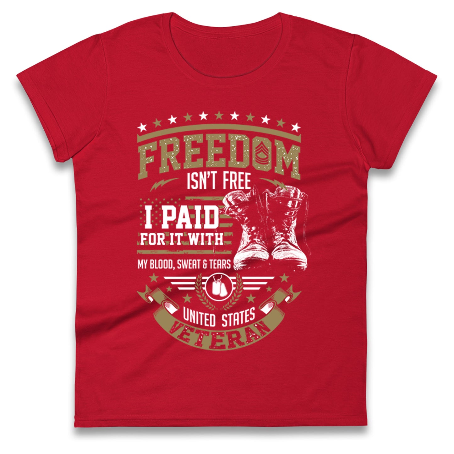 Usa Army Ladies T Shirt 