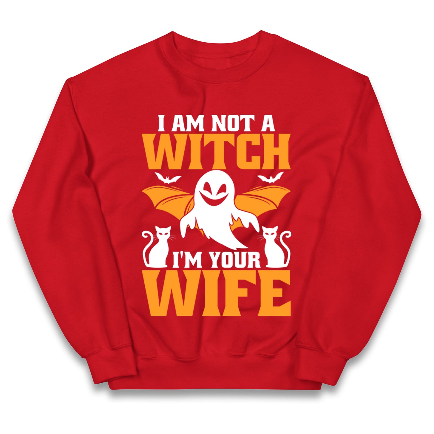 Im Not A Witch Im Your Wife Halloween Jumper
