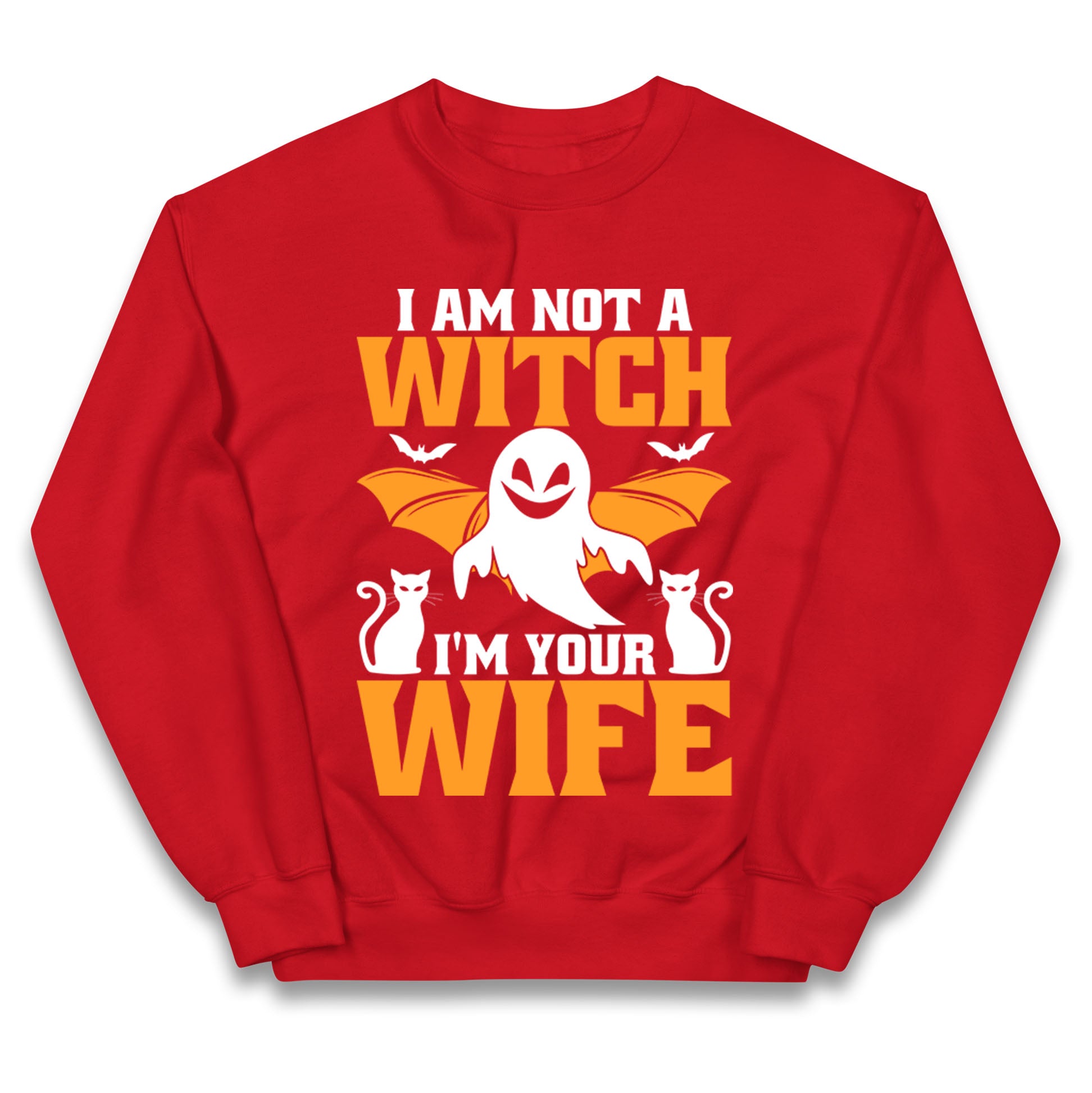 Im Not A Witch Im Your Wife Halloween Jumper

