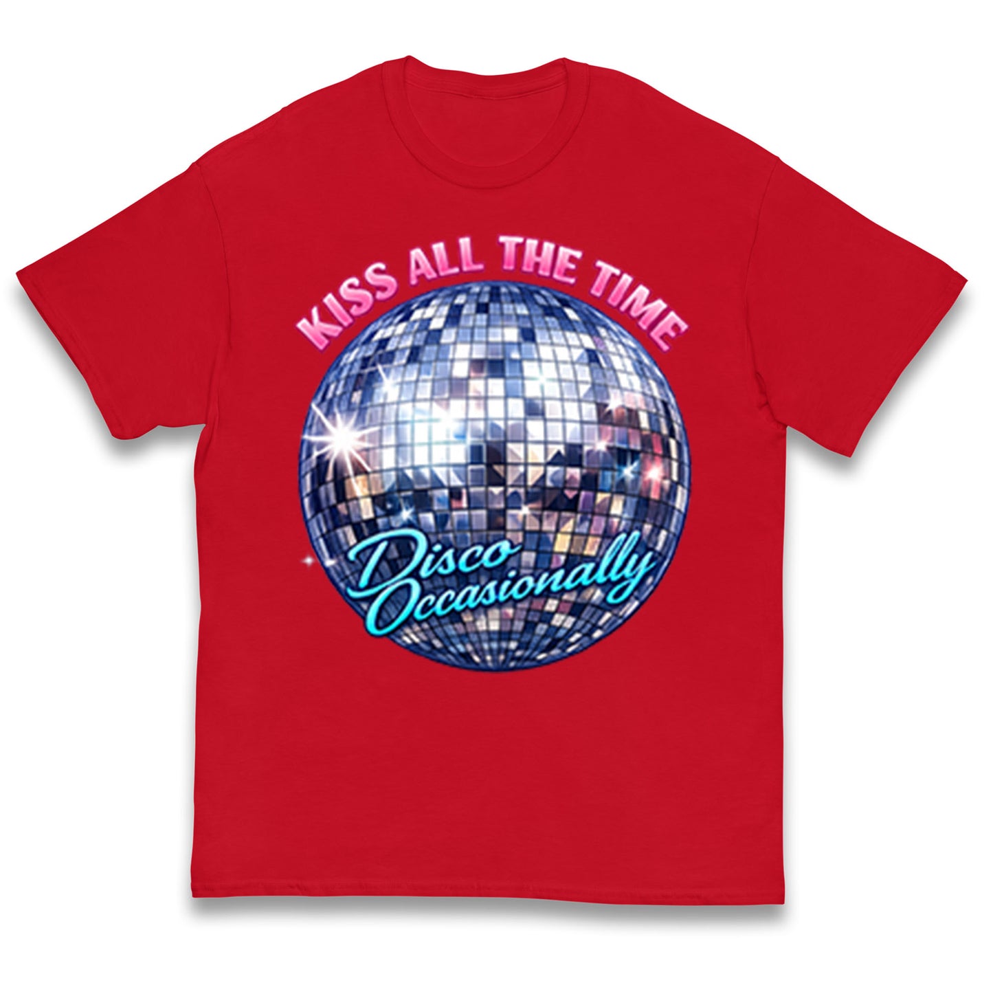 Kiss All The Time Disco Occasionally Kids T Shirt
